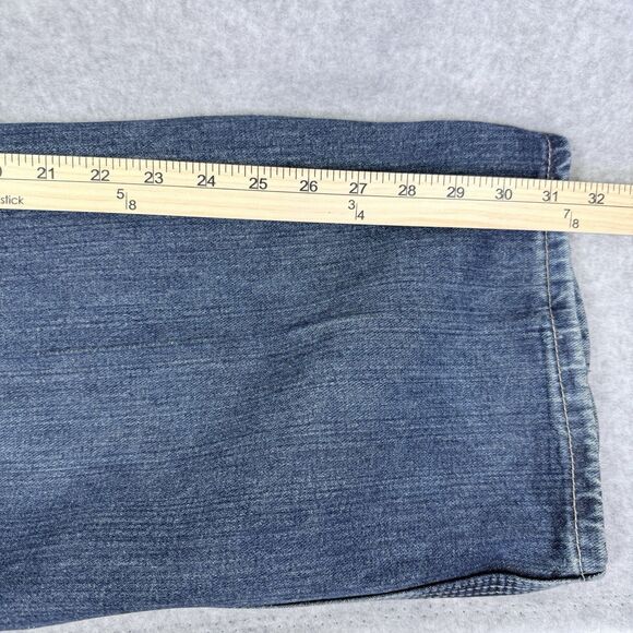 Dickies Jeans Mens 42x32 Blue Relaxed Fit Carpenter Workwear Utility Pants - Picture 13 of 16